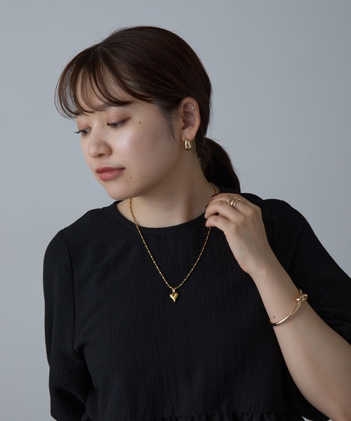 COLONY 2139(コロニートゥーワンスリーナイン)の「ハートチャームステンレスネックレス(ネックレス・レディース・シルバー/ゴールド・FREE)」の17枚目の写真