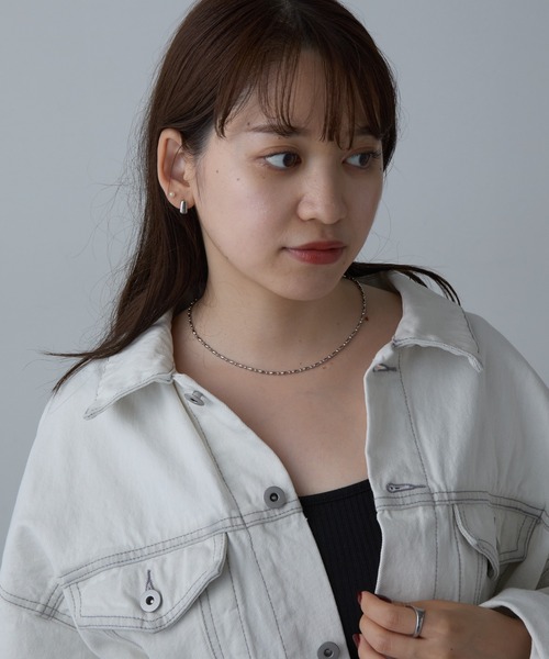 COLONY 2139(コロニートゥーワンスリーナイン)の「ハートチャームステンレスネックレス(ネックレス・レディース・シルバー/ゴールド・FREE)」の12枚目の写真