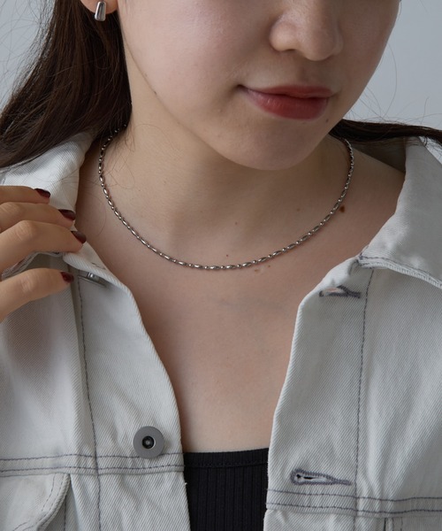 COLONY 2139(コロニートゥーワンスリーナイン)の「ハートチャームステンレスネックレス(ネックレス・レディース・シルバー/ゴールド・FREE)」の9枚目の写真