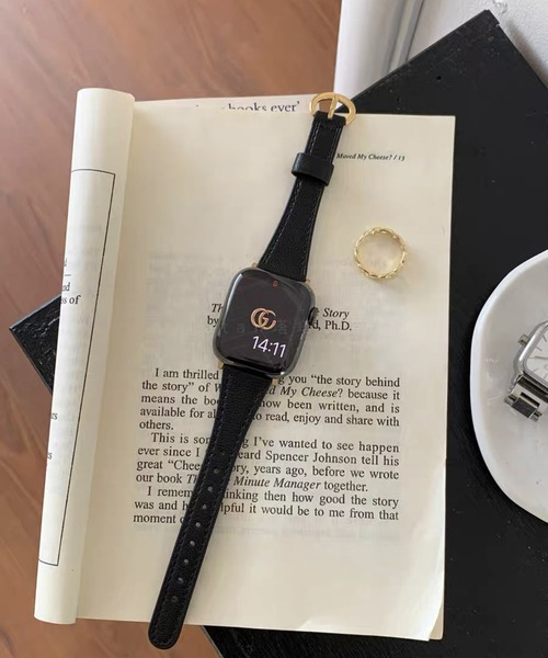 LUON(ルオン)の「LUON / Apple Watch Band / シンプル合成皮革/人工皮革アップルウォッチ バンド(デジタル腕時計・レディース・ライトブラウン/ライトグリーン/アイボリー/ピンク/ベージュ/ブラウン/ライトブルー/ブラック・A/B)」の1枚目の写真