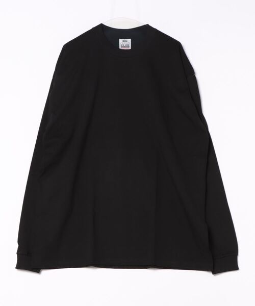 PRO CLUB (プロクラブ)の「【PRO CLUB/プロクラブ】【厚手で透けない 首元がよれにくいリブ設計】HEAVY WEIGHT LONG SLEEVE TEE 6.5オンス ヘビーウェイトクルーネックロンT PCB114(Tシャツ/カットソー・メンズ・杢グレー/ブラック/ホワイト/ネイビー・MEDIUM/XX-LARGE/LARGE/X-LARGE)」の2枚目の写真