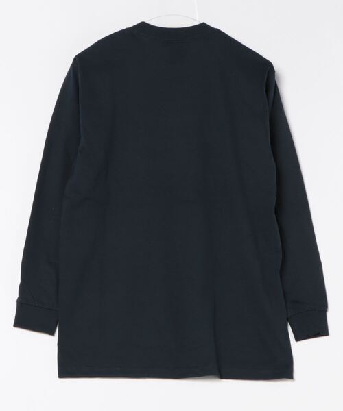 PRO CLUB (プロクラブ)の「【PRO CLUB/プロクラブ】【厚手で透けない 首元がよれにくいリブ設計】HEAVY WEIGHT LONG SLEEVE TEE 6.5オンス ヘビーウェイトクルーネックロンT PCB114(Tシャツ/カットソー・メンズ・杢グレー/ブラック/ホワイト/ネイビー・MEDIUM/XX-LARGE/LARGE/X-LARGE)」の5枚目の写真