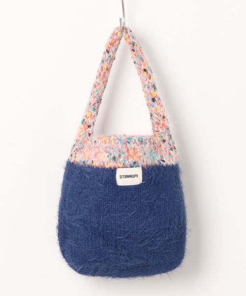 Port(ポート)の「【 antique andico / アンティーク アンディコ 】 ミックスニット シャギー 切り替え ハンドバッグ #_(ハンドバッグ・レディース・ブラック/オレンジ/ブラウン/ブルー・FREE)」の11枚目の写真