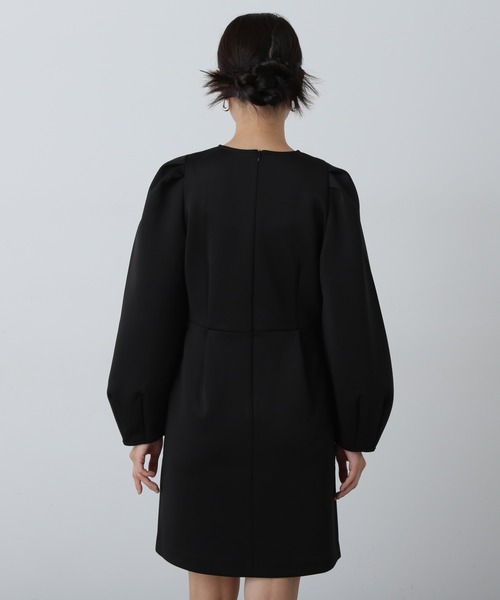 N.(N. Natural Beauty Basic)(エヌエヌナチュラルビューティーベーシック)の「◆ポンチミニワンピース(ワンピース・レディース・ブラック/杢グレー/キャメル・MEDIUM)」の13枚目の写真