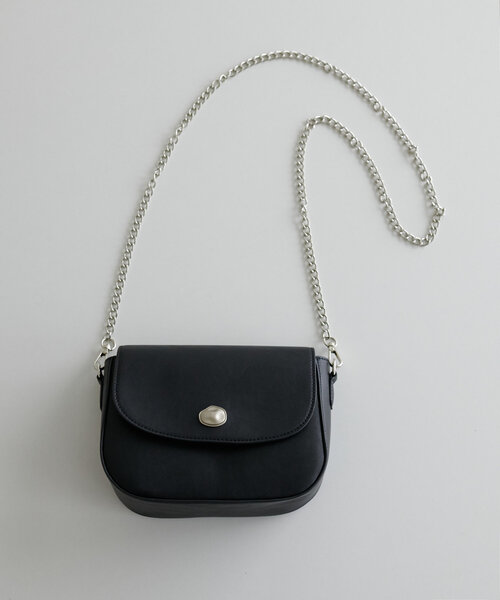 DISCOAT（ディスコート）の「ニュアンス金具フラップショルダーバッグ（ショルダーバッグ・レディース・ブラック/キャメル/ブラウン・FREE）」の14枚目の写真