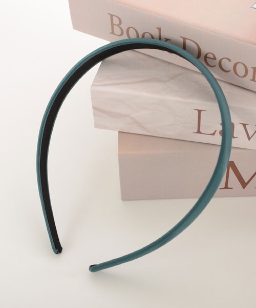 VIBGYOR Women（ヴィブジョー　ウィメン）の「【float】ベーシック サテン カチューシャ【8色展開】（カチューシャ・レディース・ブラック/グレー/ダークグリーン/ベージュ/ホワイト/ブラウン/モスグリーン/ボルドー・FREE）」の7枚目の写真