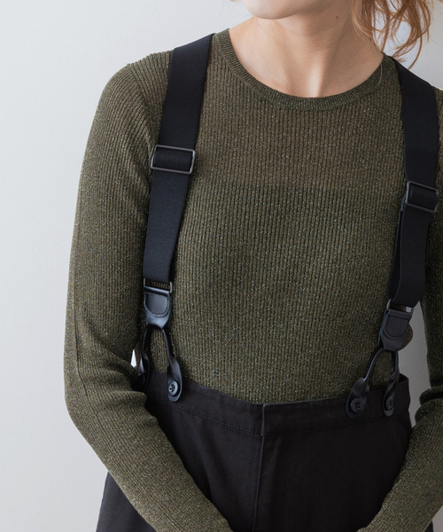 追加》ラメリブクルーネックプルオーバー（ニット/セーター）｜Spick