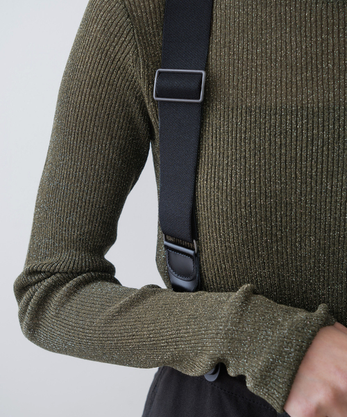Spick & Span(スピックアンドスパン)の「《追加》ラメリブクルーネックプルオーバー(ニット/セーター・レディース・チャコールグレー/カーキ/ベージュ・FREE)」の20枚目の写真