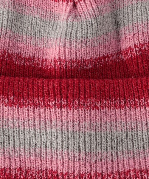 RACAL（ラカル）の「＜RACAL＞グラデーション リバーシブル ニットキャップ（ニットキャップ/ビーニー・レディース・レッド/ブラック・FREE）」の9枚目の写真