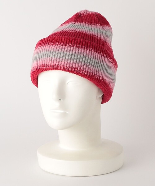 RACAL（ラカル）の「＜RACAL＞グラデーション リバーシブル ニットキャップ（ニットキャップ/ビーニー・レディース・レッド/ブラック・FREE）」の10枚目の写真