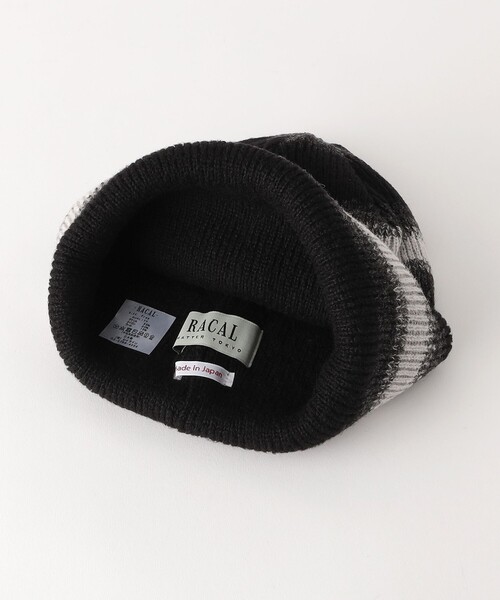 RACAL（ラカル）の「＜RACAL＞グラデーション リバーシブル ニットキャップ（ニットキャップ/ビーニー・レディース・レッド/ブラック・FREE）」の12枚目の写真
