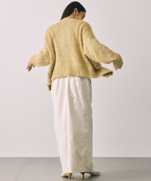 BABYLONE（バビロン）の「MONCHERIグリッターカーディガン（カーディガン/ボレロ・レディース・ゴールド・フリー）」の9枚目の写真