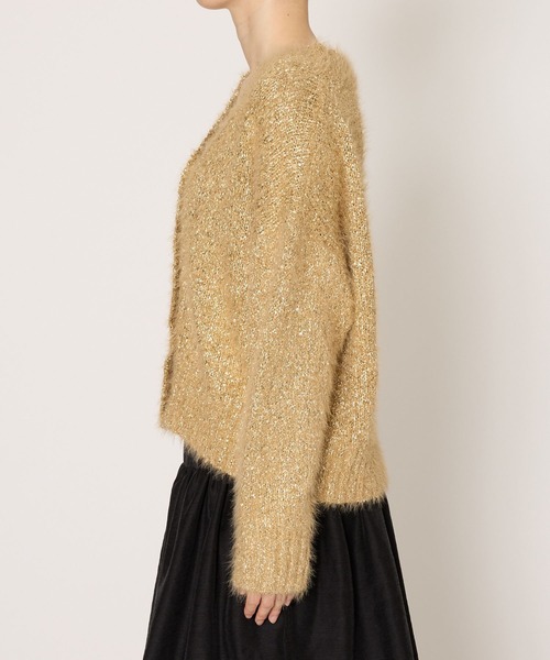 BABYLONE（バビロン）の「MONCHERIグリッターカーディガン（カーディガン/ボレロ・レディース・ゴールド・フリー）」の14枚目の写真
