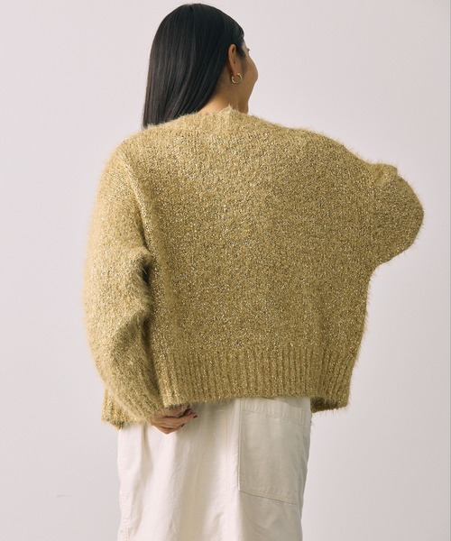 BABYLONE（バビロン）の「MONCHERIグリッターカーディガン（カーディガン/ボレロ・レディース・ゴールド・フリー）」の18枚目の写真