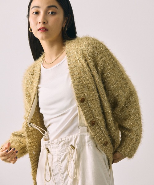 BABYLONE（バビロン）の「MONCHERIグリッターカーディガン（カーディガン/ボレロ・レディース・ゴールド・フリー）」の16枚目の写真