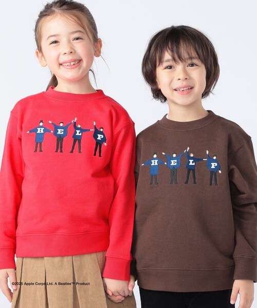 SHIPS（シップス）の「SHIPS KIDS:100～130cm /【THE BEATLES（ザ・ビートルズ）】スウェット（スウェット・キッズ・チャコールグレー/ベージュ/ミント/レッド/ブラウン・100/110/120/130）」の19枚目の写真