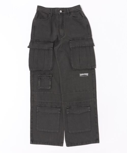 THRASHER/スラッシャー】デニム9ポケットカーゴパンツ（デニムパンツ 
