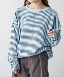 【UNISEX】もちもちボーダーPO