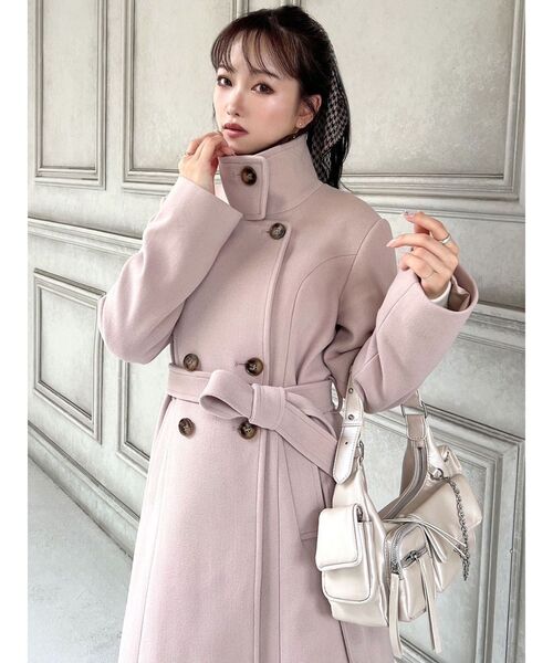 RESEXXY（リゼクシー）の「2WAYスタンドカラーコート（その他アウター・レディース・ブラック/ブルー/ピンク・FREE）」の20枚目の写真