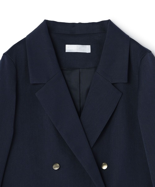 セール】【anyfee】金釦ダブルブレストジャケット《大きいサイズ