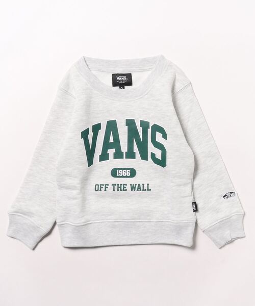 VANS(バンズ)の「VANS ヴァンズ K UNIV.LOGO C SWT スウェットクルー 124K5040300 ABC-MART限定 ASH(スウェット・キッズ・グレー・SMALL/MEDIUM/LARGE)」の1枚目の写真