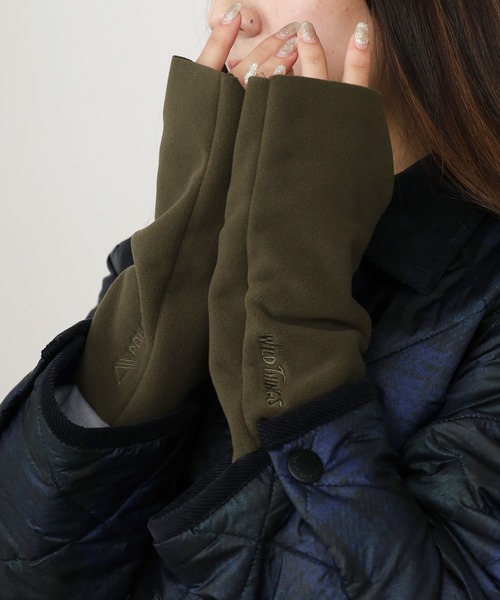 WILD THINGS(ワイルドシングス)の「WILD THINGS/ワイルドシングス FINGERLESS GLOVES フィンガーレス グローブ(手袋・メンズ・ブラック/ライトベージュ/オリーブ・FREE)」の15枚目の写真