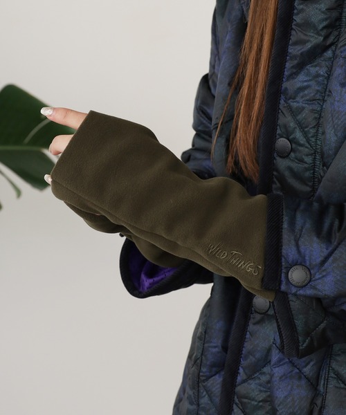 WILD THINGS(ワイルドシングス)の「WILD THINGS/ワイルドシングス FINGERLESS GLOVES フィンガーレス グローブ(手袋・メンズ・ブラック/ライトベージュ/オリーブ・FREE)」の16枚目の写真
