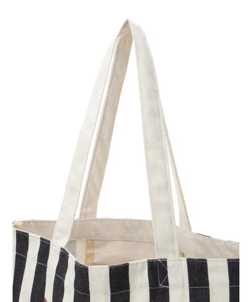 Samansa Mos2（サマンサ モスモス）の「【MAISON KAYSER】プリントトートバッグ（ハンドバッグ・レディース・ブラック/ベージュ・F）」の17枚目の写真