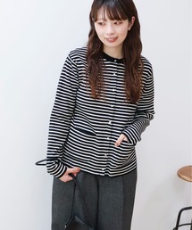 AMERICAN HOLIC | バイパチクルーネックニットカーディガン(カーディガン/ボレロ)