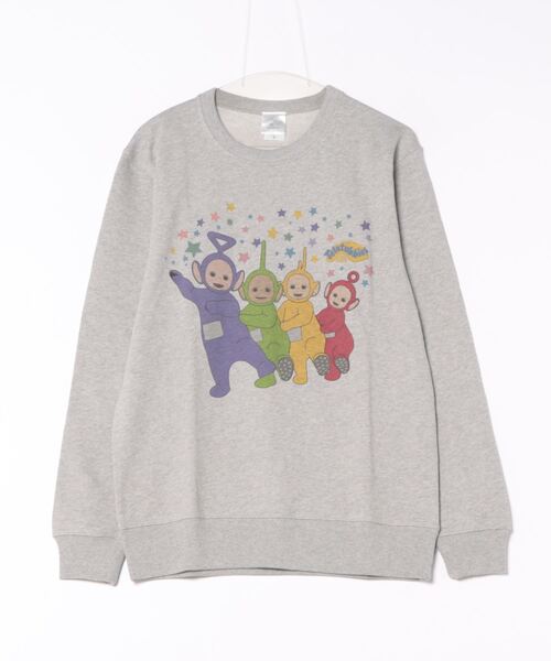 トレーナー スウェット 「 Teletubbies 」 テレタビーズ クルーネックスウェット 24W10 レディース メンズ Teletubbies 】 テレタビーズ クルーネックスウェット 24W10
