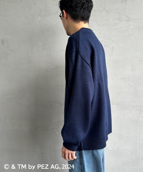 【セール】【WEB限定】[PEZ/ペッツ] ペッツディスペンサーロゴ ジャガードニット（ニット/セーター）｜JEANS FACTORY （ジーンズファクトリー）