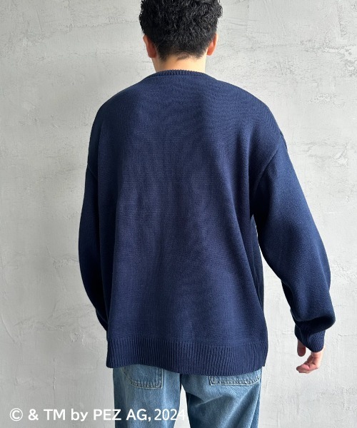 【セール】【WEB限定】[PEZ/ペッツ] ペッツディスペンサーロゴ ジャガードニット（ニット/セーター）｜JEANS FACTORY （ジーンズファクトリー）