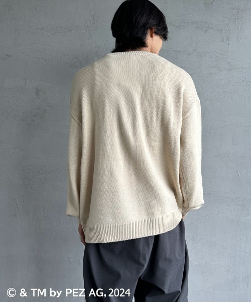 【セール】【WEB限定】[PEZ/ペッツ] ペッツディスペンサーロゴ ジャガードニット（ニット/セーター）｜JEANS FACTORY （ジーンズファクトリー）