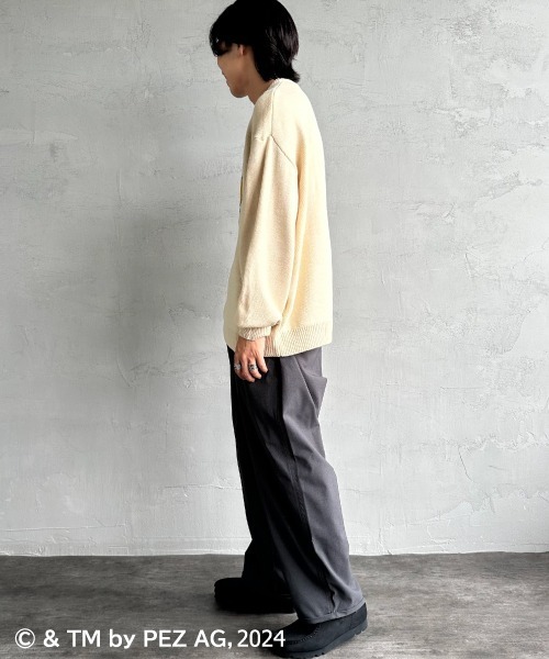 【セール】【WEB限定】[PEZ/ペッツ] ペッツディスペンサーロゴ ジャガードニット（ニット/セーター）｜JEANS FACTORY （ジーンズファクトリー）