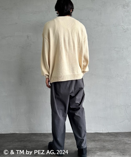 【セール】【WEB限定】[PEZ/ペッツ] ペッツディスペンサーロゴ ジャガードニット（ニット/セーター）｜JEANS FACTORY （ジーンズファクトリー）