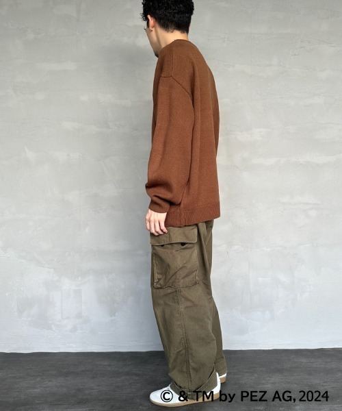【セール】【WEB限定】[PEZ/ペッツ] ペッツディスペンサーロゴ ジャガードニット（ニット/セーター）｜JEANS FACTORY （ジーンズファクトリー）