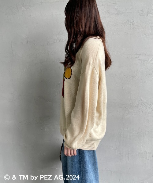 【セール】【WEB限定】[PEZ/ペッツ] ペッツディスペンサーロゴ ジャガードニット（ニット/セーター）｜JEANS FACTORY （ジーンズファクトリー）