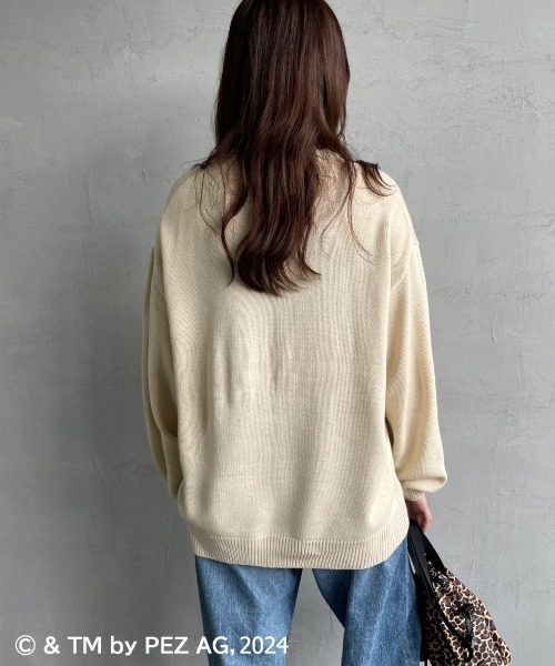 【セール】【WEB限定】[PEZ/ペッツ] ペッツディスペンサーロゴ ジャガードニット（ニット/セーター）｜JEANS FACTORY （ジーンズファクトリー）