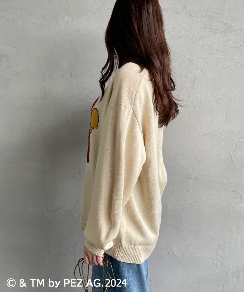 【セール】【WEB限定】[PEZ/ペッツ] ペッツディスペンサーロゴ ジャガードニット（ニット/セーター）｜JEANS FACTORY （ジーンズファクトリー）