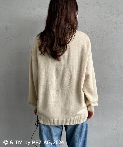 【セール】【WEB限定】[PEZ/ペッツ] ペッツディスペンサーロゴ ジャガードニット（ニット/セーター）｜JEANS FACTORY （ジーンズファクトリー）