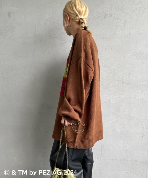 【セール】【WEB限定】[PEZ/ペッツ] ペッツディスペンサーロゴ ジャガードニット（ニット/セーター）｜JEANS FACTORY （ジーンズファクトリー）