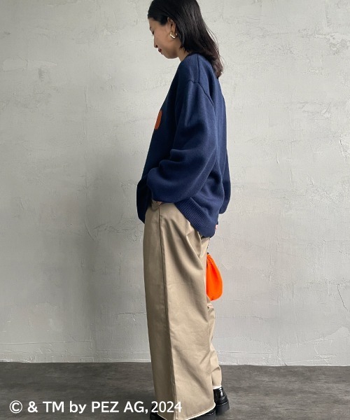 【セール】【WEB限定】[PEZ/ペッツ] ペッツディスペンサーロゴ ジャガードニット（ニット/セーター）｜JEANS FACTORY （ジーンズファクトリー）