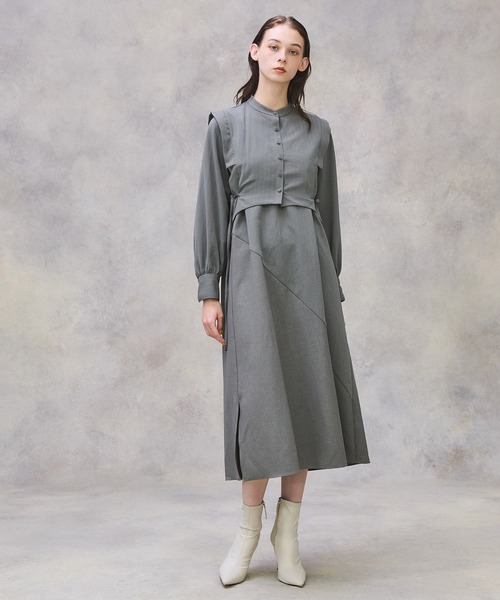 セール/ブランド古着】コンビワンピース（ワンピース）｜PUBLIC TOKYO  