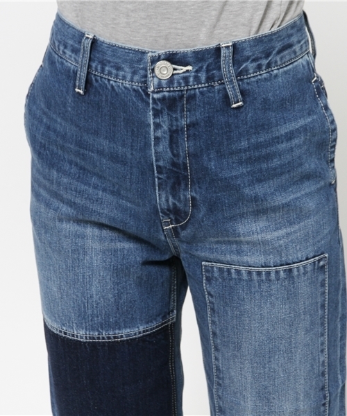 MOUSSY（マウジー）の「Patching roll up denim（デニムパンツ・レディース・ブルー・0/2/1）」の5枚目の写真