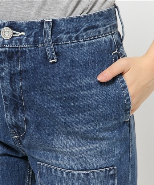 MOUSSY（マウジー）の「Patching roll up denim（デニムパンツ・レディース・ブルー・0/2/1）」の8枚目の写真