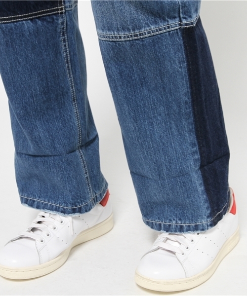 MOUSSY（マウジー）の「Patching roll up denim（デニムパンツ・レディース・ブルー・0/2/1）」の10枚目の写真