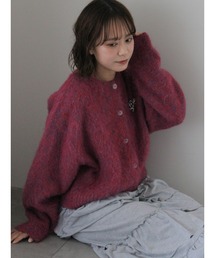 ehka sopo | ブローチ付カーディガン(カーディガン/ボレロ)