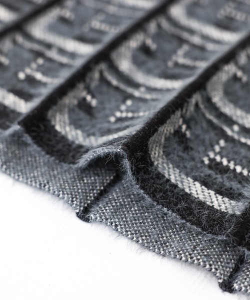 n'OrLABEL（ノアールレーベル）の「『チェックジャカードニットスカート』（スカート・レディース・グレー/ブルーグリーン・2/1）」の9枚目の写真