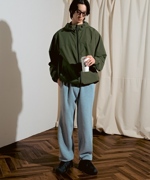 セール】2-10D17【防風+UVカット】 ストレッチ 2LAYER ジップ