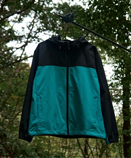 CALIFORNIA OUTFITTERS(カリフォルニア アウトフィッターズ)の「2-10D17【防風+UVカット】 バイカラー ストレッチ ジップアップパーカー(ナイロンジャケット・メンズ・カーキ系/ベージュ/ブラック系/ブルーグリーン/カーキ/ブラック/ブラック×カーキ・M/XL/L)」の12枚目の写真